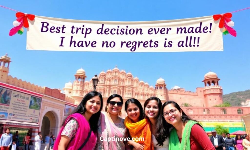 Captions for Jaipur Trip