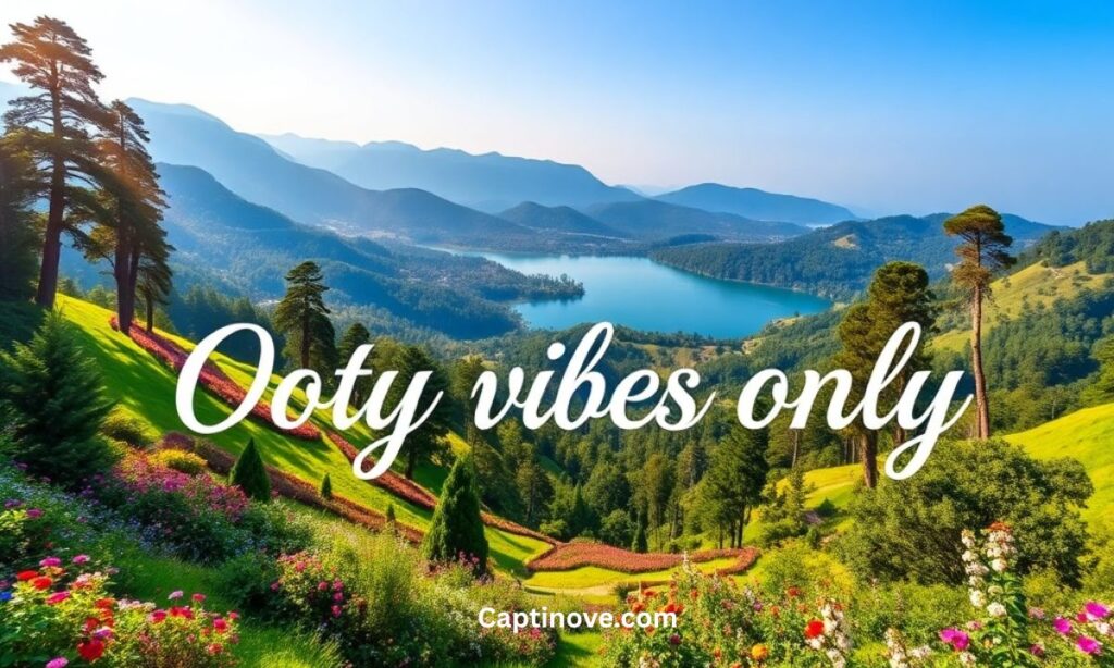 Short Ooty Captions for Instagram