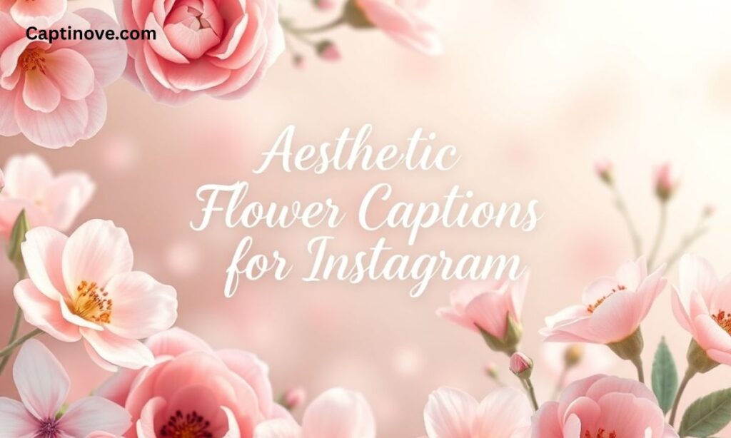Aesthetic Flower Captions for Instagram