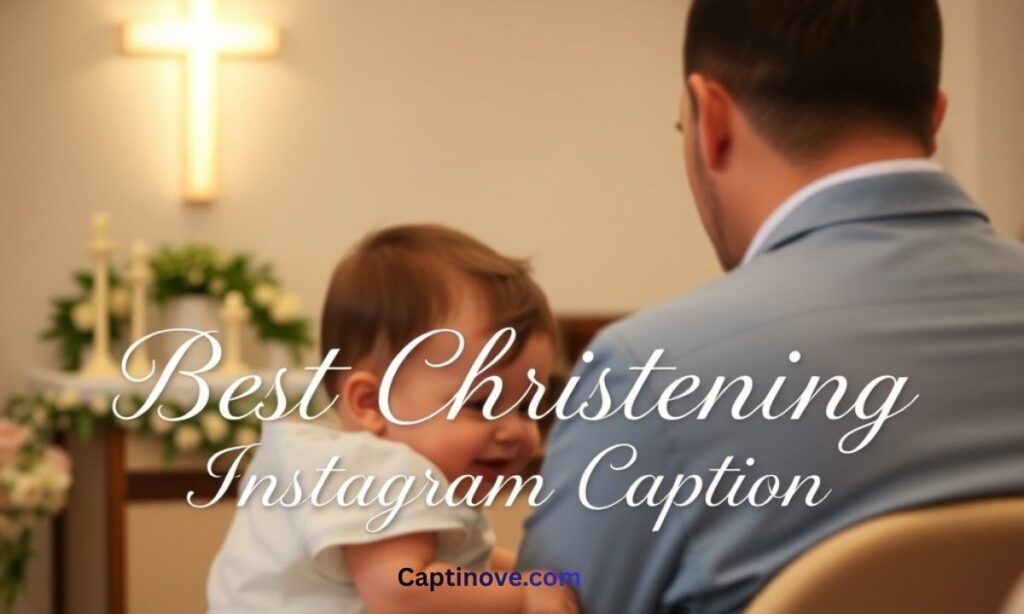 Best Christening Instagram Caption