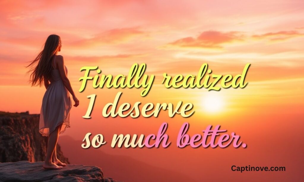 Finally Moved On Captions for Instagram