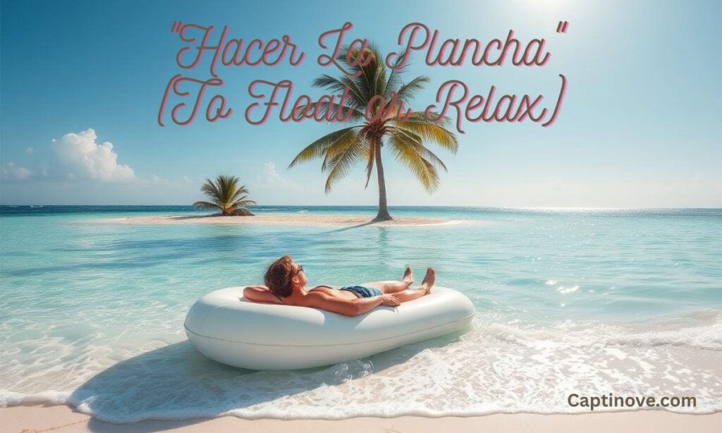 Hacer La Plancha (To Float or Relax)