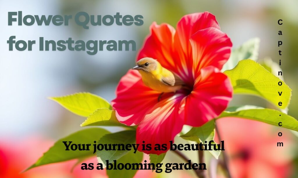 Inspirational Flower Quotes for Instagram to Nourish the Soul