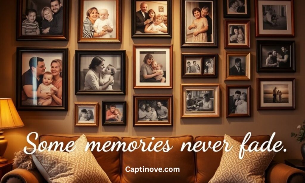 Nostalgic Family Captions Reliving Memories