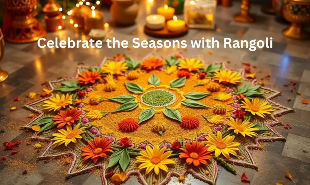 Rangoli Captions for Seasonal & Festival Vibes