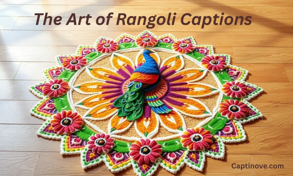 The Art of Rangoli Captions