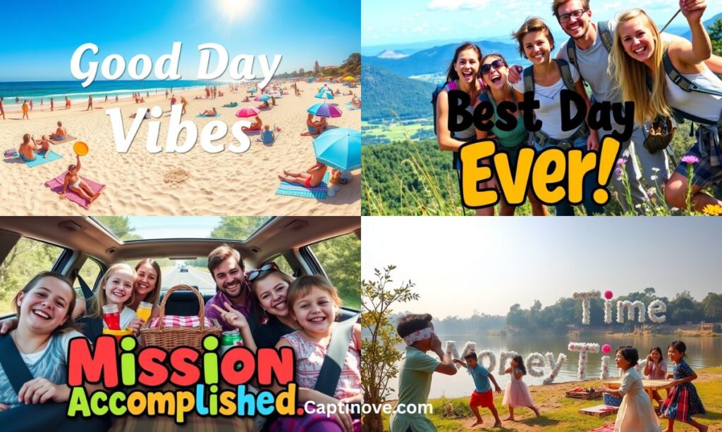 Well Spent Day Short Captions for Instagram