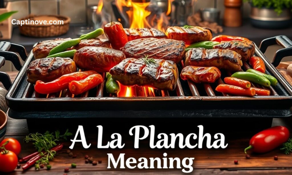 What does a La Plancha Meaning