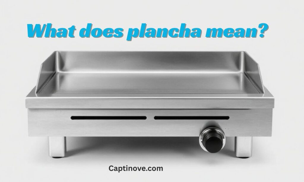What does plancha mean (1)