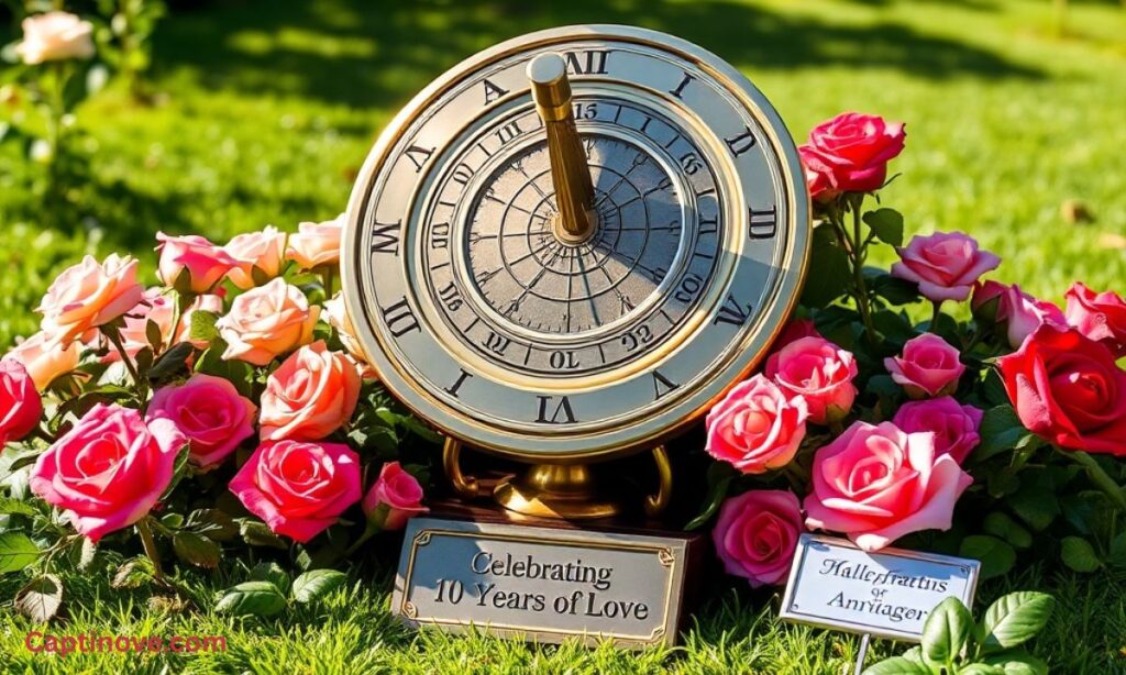 10-Year Anniversary Sundial