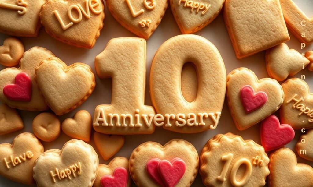 10th Anniversary Biscuits