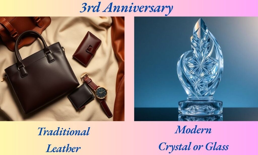 3rd Anniversary Leather