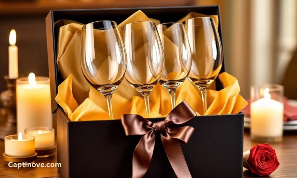 Gusto Nostro Stemmed Stainless Steel Wine Glasses