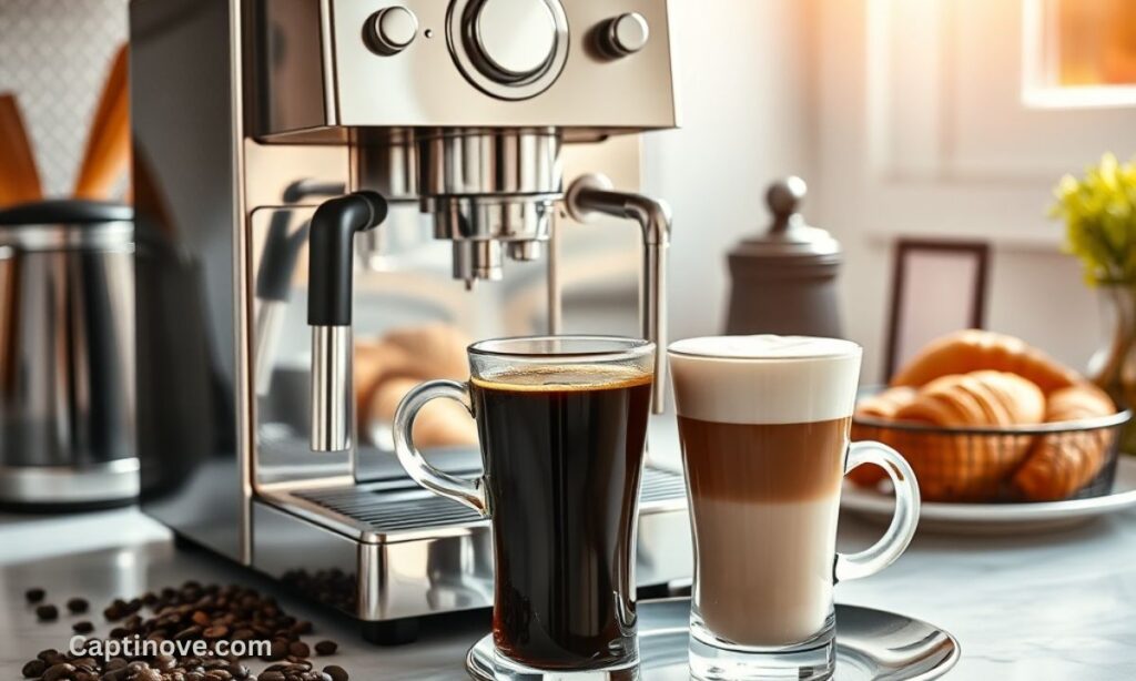 Modern Espresso Brewing Machine