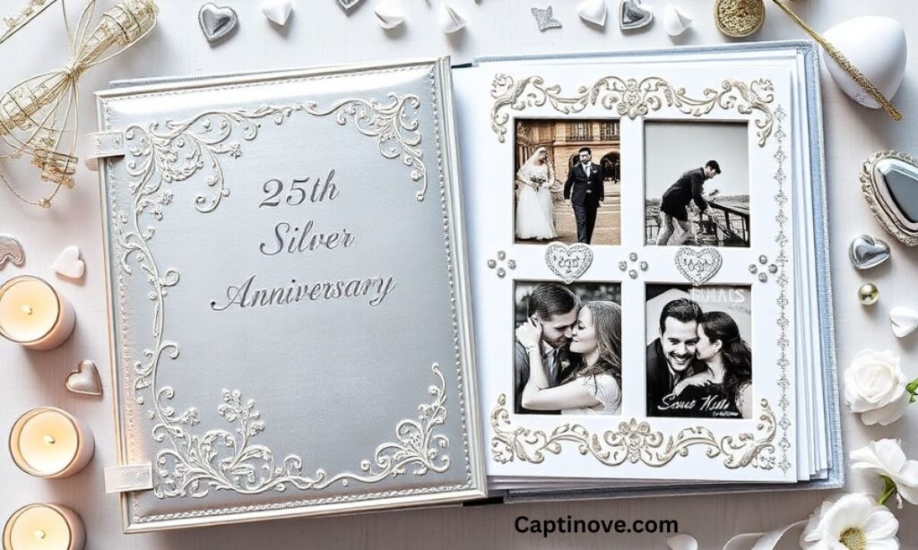 Personalised 25th Silver Anniversary Album