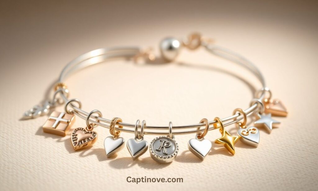 Symbolic Mixed Metal Bracelet