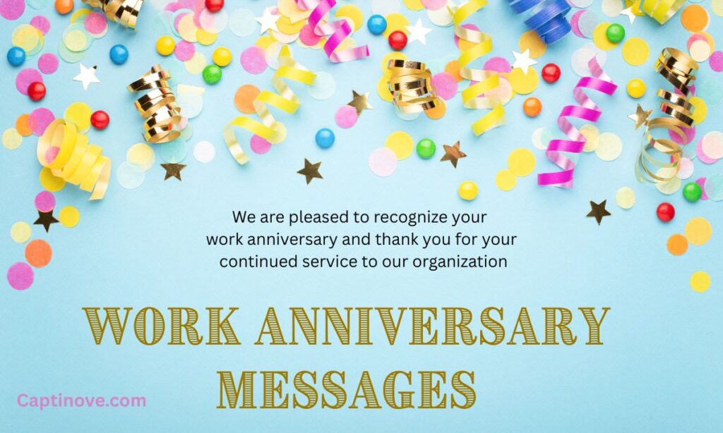 _Work Anniversary Messages