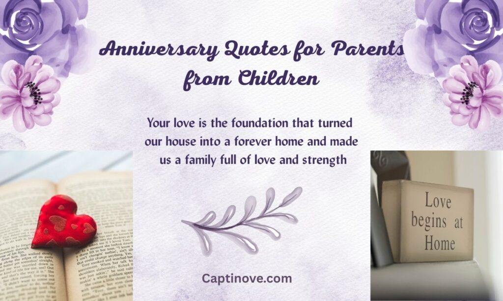 Anniversary Quotes for Parents from Children