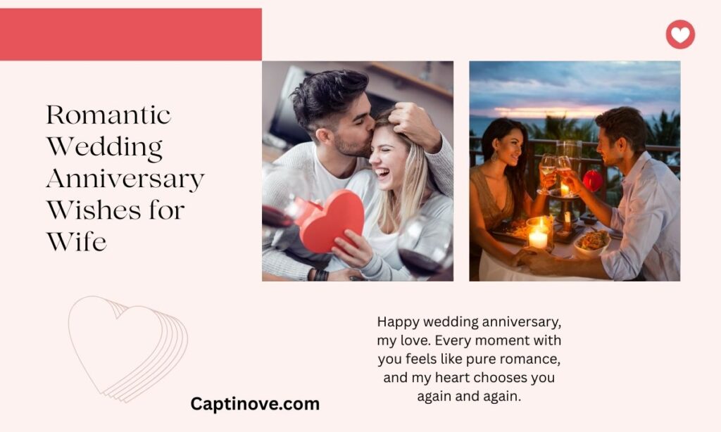 Romantic Wedding Anniversary Wishes for Wife