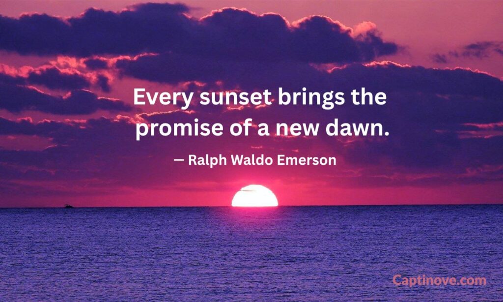 Sunset Quotes for Instagram