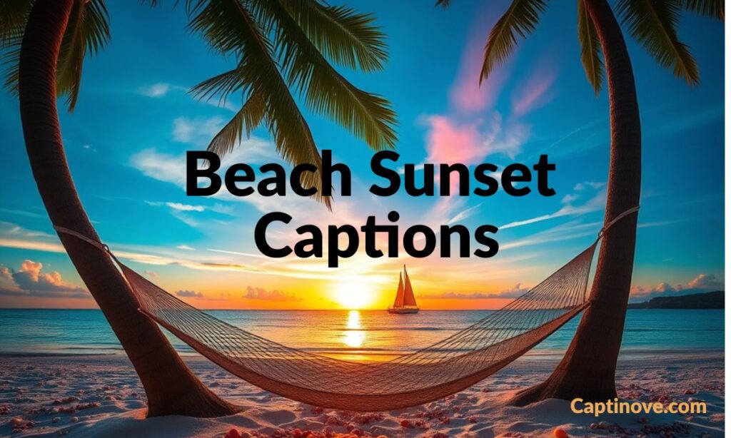 beach sunset captions (1)